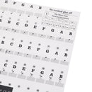 Keyboard Piano Multicolor Removable Piano and Keyboard Stickers for 49 61 76  Gn