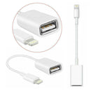 Lightning 8 Pin To USB Male to Female OTG Adapter Cable For iPad iPho A2K3