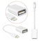 Lightning 8 Pin To USB Male to Female OTG Adapter Cable For iPad iPho A2K3