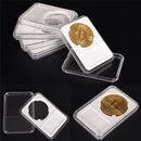 Acrylic Coin Holder Protector Collection Box Coin Storage Box CaseLJ