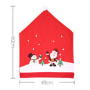 Christmas decoration chair covers dining seat santa claus home partydecorcloth3C