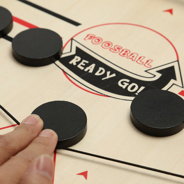 Large Wood-Table Hockey Toys Sling Puck Paced Party Funny Game for Kids Family