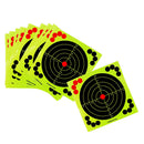 10 Lot 12inch Self-Adhesive  Targets Glow Fluorescent Paper Target