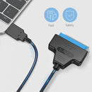 6Gbps Type C to SATA III Converter Cable Support 2.5 inch SATA SSD Adapter