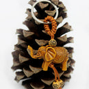 Wooden Lucky Cute Elephant Carving Pendant Key Ring Keychain Chain Evil Defends
