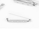 Bulk 50x  Brooch Ba Safety Catch Bar Pins Craft DIY