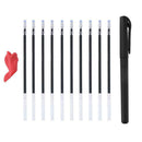 Plastic Magic Auto Vanishing Ink Erasable Pen Refills Kit Ball Point Pen