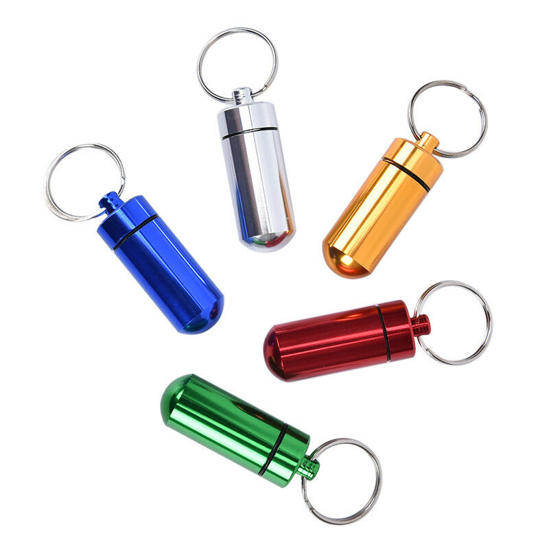 1pc Aluminum Bottle Medicine Gallipot Waterproof Warehouse Random Color  Gw