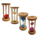 10 Minutes Wooden Frame Sand Timer with Yellow Sand Hourglass Home Decor