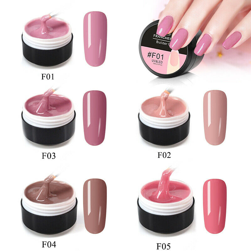 Francheska Camouflage Gel Builder Gel Quickly Uv Builder Gel Soak Off Nail  D4E9