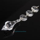 10pcs Clear Acrylic Crystal Beads Curtain Wedding Party DIY Hanging Decorations