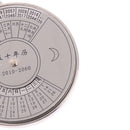 1Pc Calendar Keychain Metal Ring Compass Keyring Keyfob Hiking Camping Outdoo BX