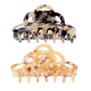 2 Pieces Women Hair Claw Clamps Clips Grips Styling Tool Hair Accessories