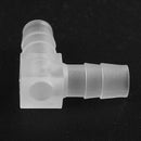 Plastic Aquarium Tubing Pipe Air L-Joint Airline Connector 5Pcs Clear A5M6