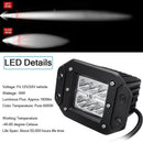 5" 18W Spot Beam LED Work Light Bar Offroad Fog Driving Lamp UTE ATV SUV BX