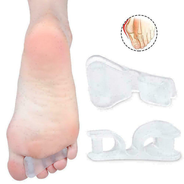 1Pair Silicone Gel Foot Fingers Thumb Valgus Protector Adjuster Foot Care R S3M7