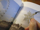 Snowflake Reading Bookmark Note Pad Memo Stationery Book Marker Label Party
