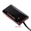 DC 8-16V Digital Display Volt Voltage Voltmeter Meter Panel For 12V Cars Vehicle