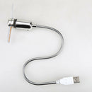 Portable Mini USB2.0 Desk Fan with 5 Color LED Light Switchable