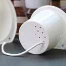 2 Pieces White Self-Watering Flower Pot Container, Hanging Planter with