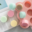 9 Cavities Cylindrical Mold Handmade Soap Silicone Mold DIY Cake Chocolate Cr Gw