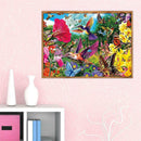 5D DIY Full Drill Diamond Painting Color Bird Garden Cross Stitch Embroider