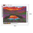 5D DIY Full Drill Diamond Painting Fantasy Flowers Sea Cross Stitch Mosaic