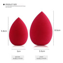 2pcs Water Absorb Face Makeup Foundation Powder Beauty Cosmetic Sponge Puff A