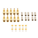 10 Pack SMA Male Plug Crimp Right Angle RF Coax Connector for RG316 RG174 LMR100