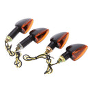 Universal 12V Motorcycle Turn Signal Indicator Light Front Back Flashing Ha