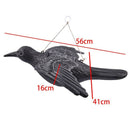 Hunting Decoys Black Birds Crow Garden Bird Caller Deter Scarer Scarecrow M