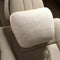 For Mercedes Benz Suede S Class Car Headrest Neck Pillows Seat Cushion Beige
