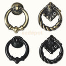10 Pairs of Brass Cabinet Knobs Drawer Dresser Cupboard Drop Ring Pull Handles