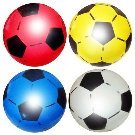 Inflatable Football Assorted Beach Pool Ball Sports Kick Game Kids Boy Play Toys