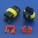 20 Set 2 Pins Car Waterproof Electrical Connector Plug with 18 AWG Wire Marine