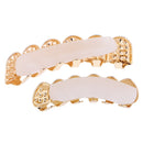 2Pcs Grill Set Hip Hop Grills Top Bottom Bling Mouth Teeth Caps Hip Hop