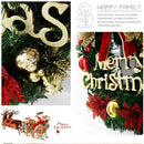 Xmas Ornament DIY Garlands String Wreath with Bell Holiday Home Party Decor
