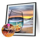 5D DIY Full Round Drill Diamond Painting Fantasy Cup Cross Stitch (jh394) A