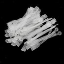 50pcs/pack Salon Hair Roller Rubber Band Hair Rod Clip Accessory Clear