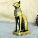 Art Statue Retro Egyptian Bronze Gift Cat Ornament Alloy Collection Home Decor