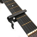 Quick Change Clamp Metal Classic Tone Adjusting Capo Guitar Parts (Black)