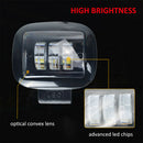 6D Lens 5 Inch Round Square Led Work Light 12V For Car SUV Trucks 4x4 Motorcycle