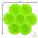 Silicone Egg Bites Mold with Clip-On Lid & Handles Other Pressure Cookers A