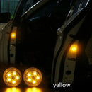 2pc Universal Door Open Warning Light Can Safely Blink Signal Red Light Y5P1