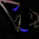 Fluorescent Wheel Bicycle Reflector Bind Pants Leg Reflective Strap (Blue)