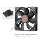 12cm 4 Pin High Speed Desktop Chassis Fan Large Air Volume PC Case Radiator