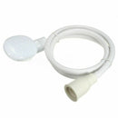 White Hair Shower Water Spray Head Hose Tube Bathroom Shampoo Bath Mixer Ta