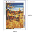 5D DIY Full Drill Diamond Painting Cross Stitch Home Decor Gift (A921 Deer)
