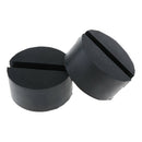 Universal Standard Adapter Black Rubber Jack Slotted Pads Slotted Frame Rail