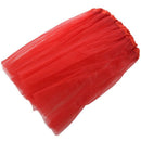 girls Modern ballet dress Fairy tutu skirt red